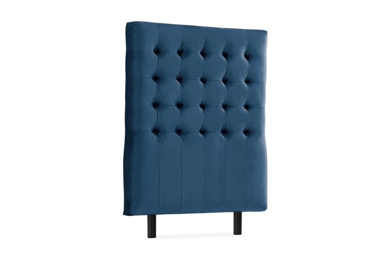 Ella Sänggavel 90 cm Rutig - Blå/Sammet - Möbler - Sovrum - Sänggavlar