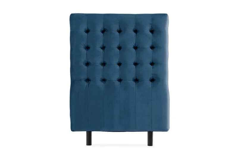 Ella Sänggavel 90 cm Rutig, Blå/Sammet
