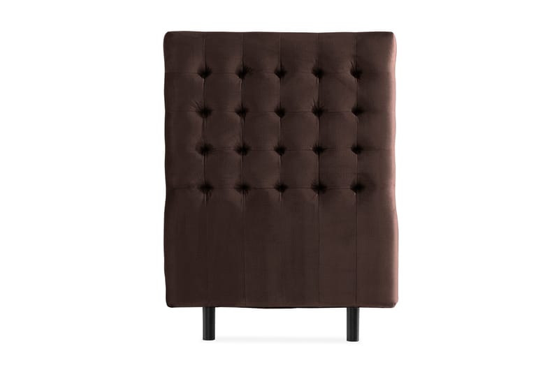 Ella Sänggavel 90 cm Rutig - Brun/Sammet - Möbler - Sovrum - Sänggavlar