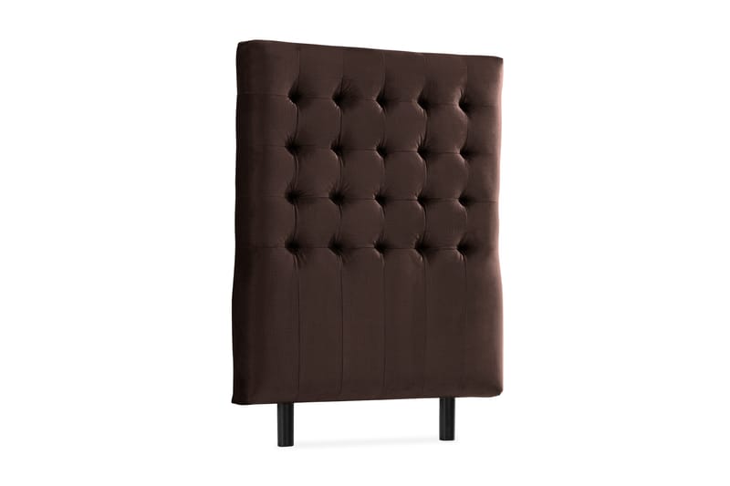Ella Sänggavel 90 cm Rutig - Brun/Sammet - Möbler - Sovrum - Sänggavlar