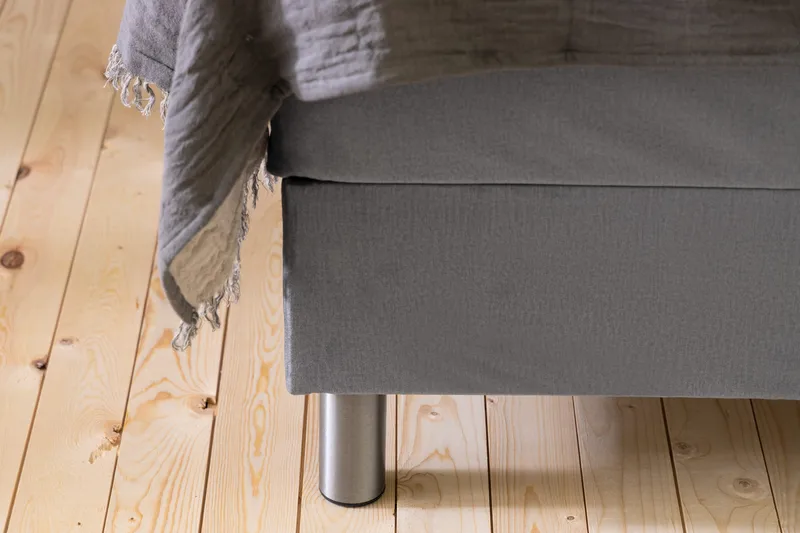 Ella Sänggavel 90 cm Rutig - Grå/Sammet - Möbler - Sovrum - Sänggavlar