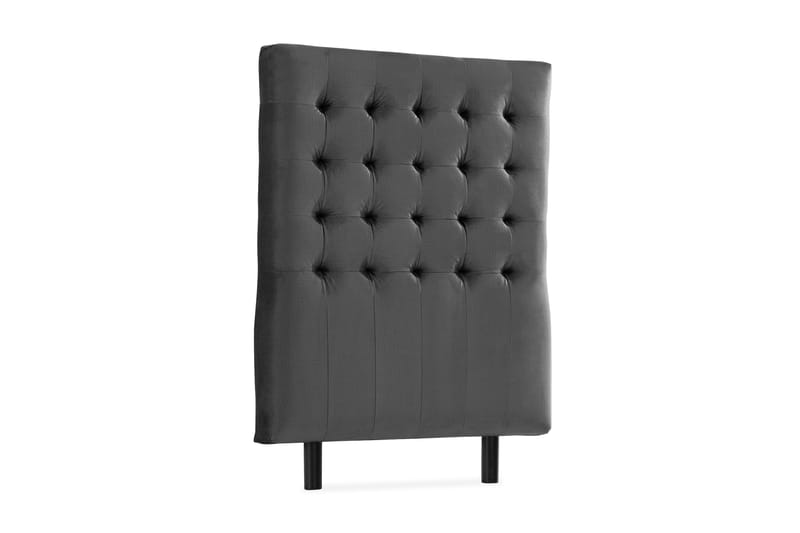 Ella Sänggavel 90 cm Rutig - Mellangrå/Sammet - Möbler - Sovrum - Sänggavlar