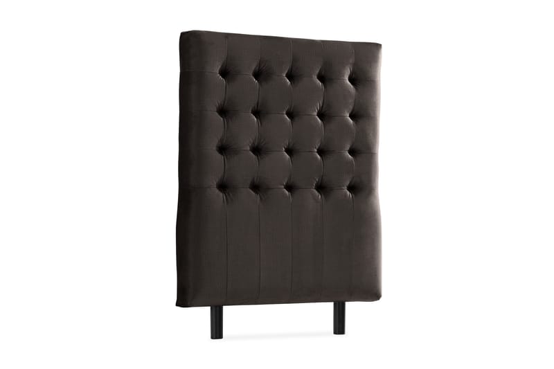 Ella Sänggavel 90 cm Rutig - Mörkgrå/Sammet - Möbler - Sovrum - Sänggavlar