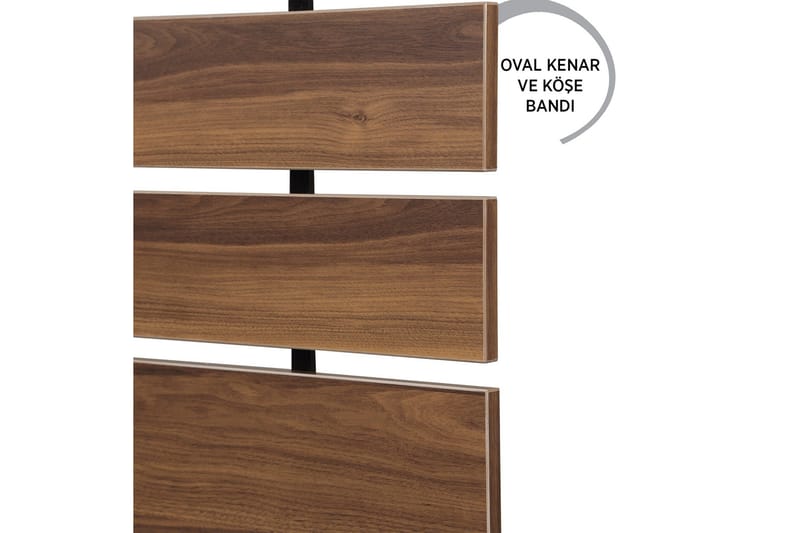 Feldene Sänggavel - Valnöt - Möbler - Sovrum - Sänggavlar