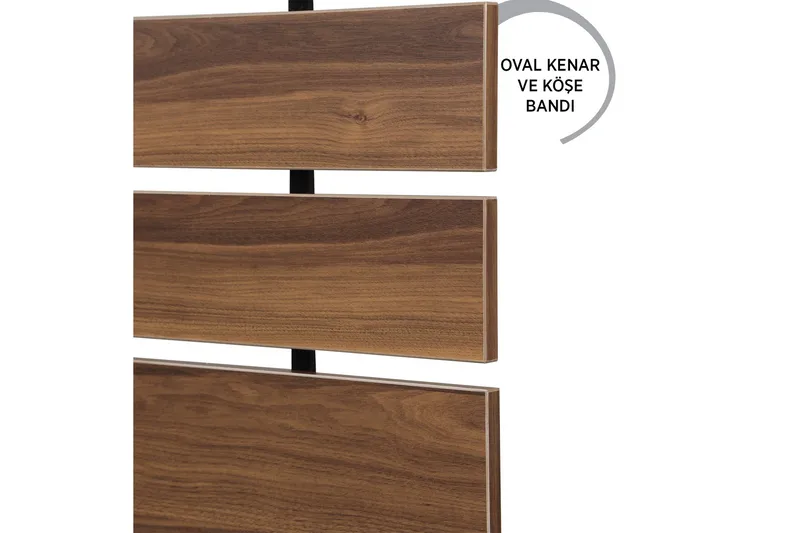 Feldene Sänggavel - Valnöt - Möbler - Sovrum - Sänggavlar