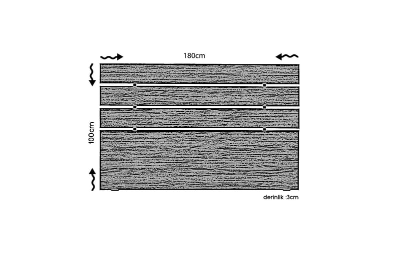 Feldene Sänggavel - Vit - Möbler - Sovrum - Sänggavlar