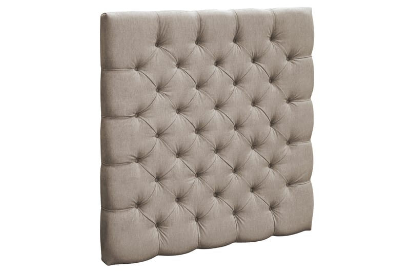 FLORENS Sänggavel 105 Knappar Beige - Möbler - Sovrum - Sänggavlar