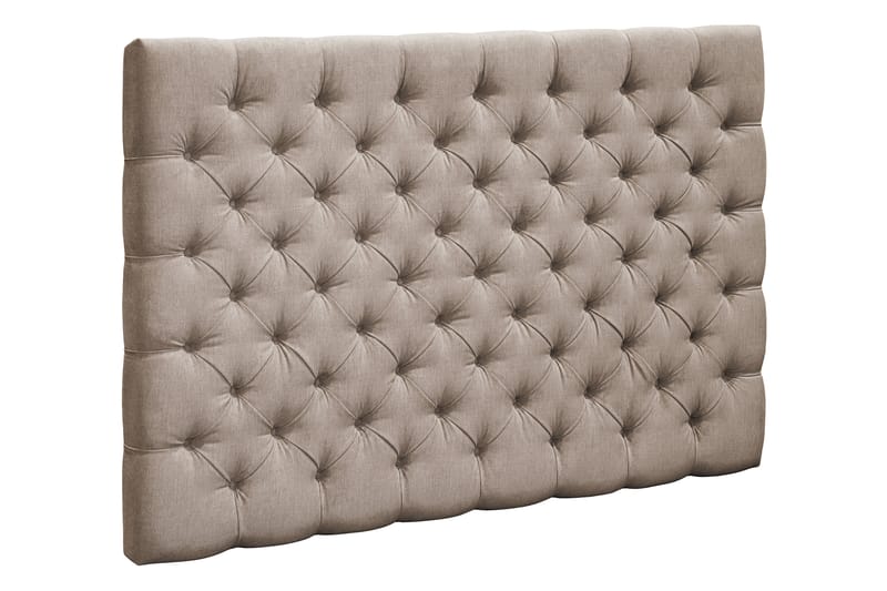 FLORENS Sänggavel 160 Knappar Beige - Sänggavlar