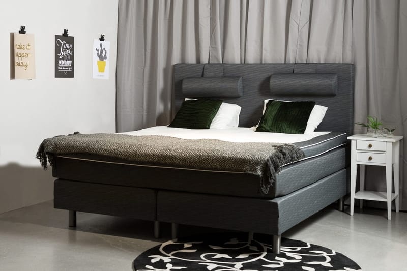 Frazer Sänggavel 180 Ancona - Mörkgrå - Möbler - Sovrum - Sänggavlar