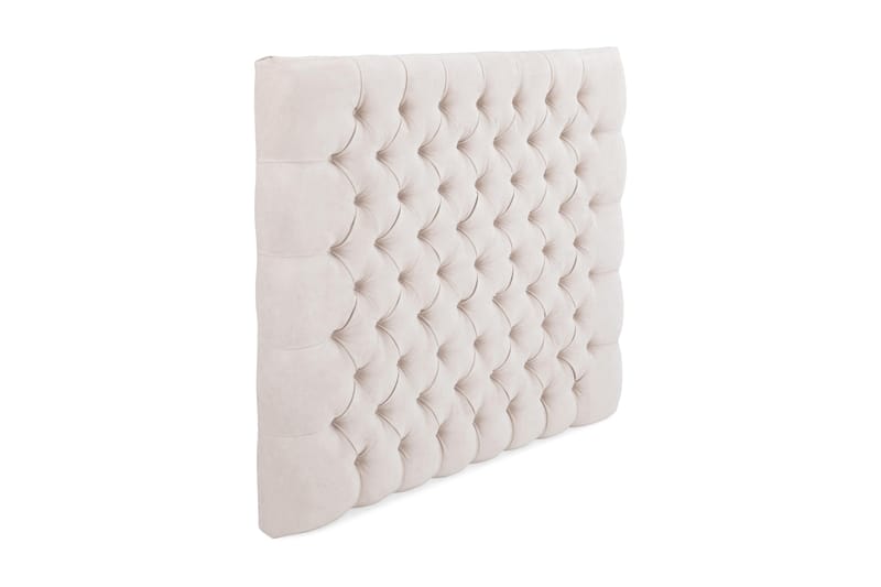 GRAND XL Sänggavel 140 Sammet Beige - Möbler - Sovrum - Sänggavlar