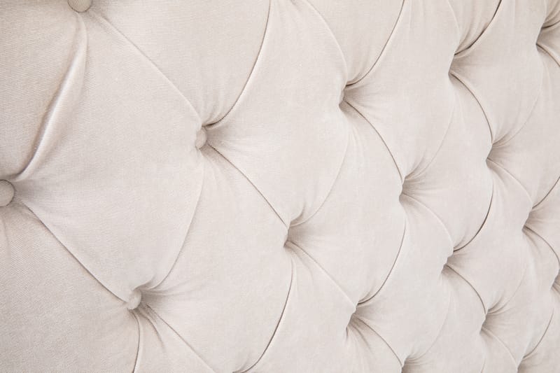 GRAND XL Sänggavel 140 Sammet Beige - Möbler - Sovrum - Sänggavlar
