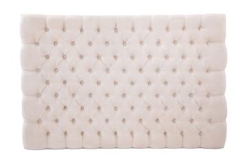 GRAND XL Sänggavel 180 Sammet Beige