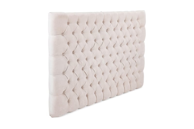 GRAND XL Sänggavel 180 Sammet Beige - Möbler - Sovrum - Sänggavlar