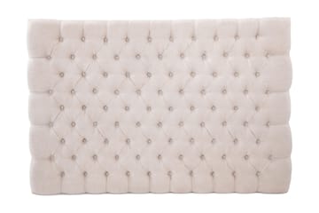 GRAND XL Sänggavel 210 Sammet Beige