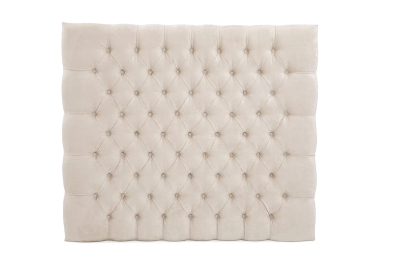 GRAND XL Sänggavel 90 Sammet Beige - Möbler - Sovrum - Sänggavlar