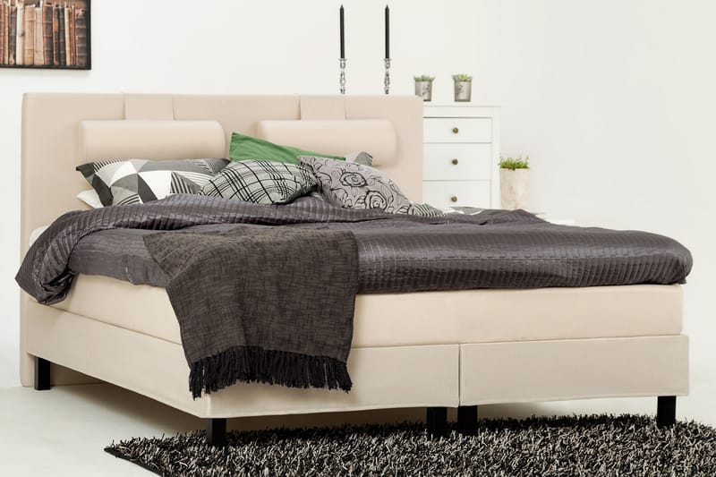 HAPPY Sänggavel 150 Slät Beige - Möbler - Sovrum - Sänggavlar