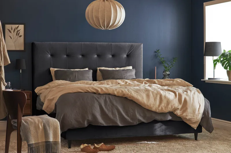 Happy Plus Sänggavel 182x121 cm - Mörkgrå - Möbler - Sovrum - Sänggavlar