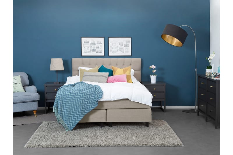 HARMONY Sänggavel 160 Beige - Möbler - Sovrum - Sänggavlar
