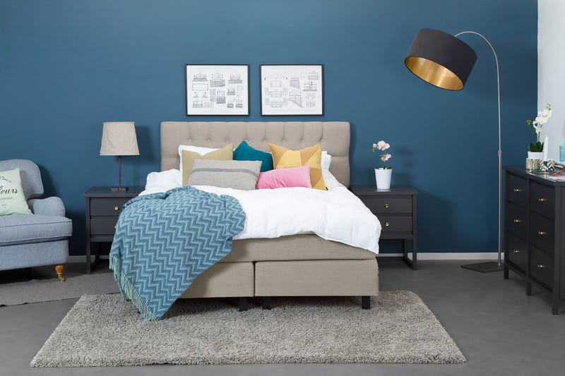 HARMONY Sänggavel 180 Beige - Möbler - Sovrum - Sänggavlar