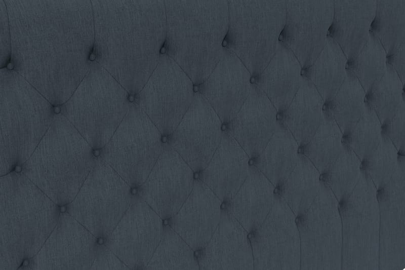 Hilton Lyx Sänggavel 210 cm Djuphäftad - Mörkblå - Möbler - Sovrum - Sänggavlar