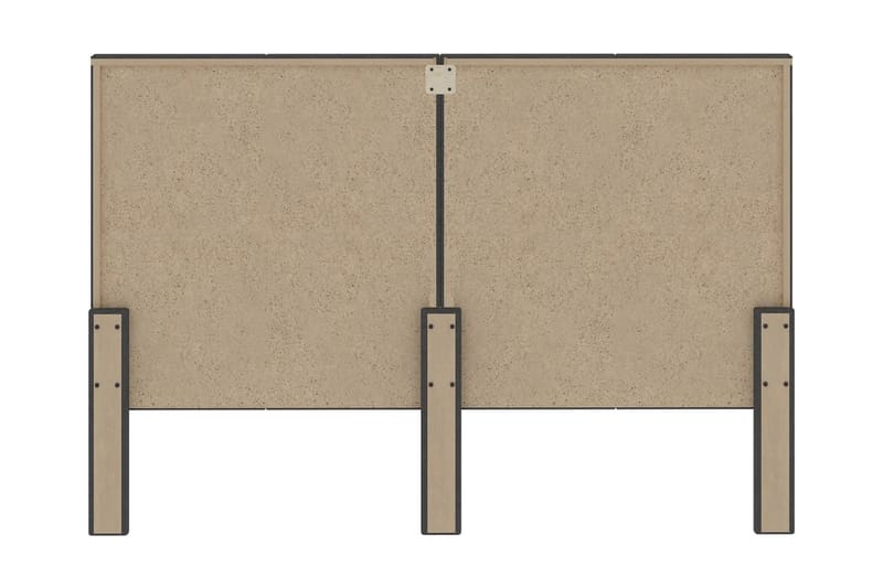 Huvudgavel mörkgrå tyg tuftad 140x200 cm - Grå - Möbler - Sovrum - Sänggavlar