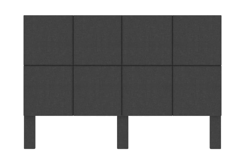 Huvudgavel mörkgrå tyg tuftad 180x200 cm - Grå - Möbler - Sovrum - Sänggavlar