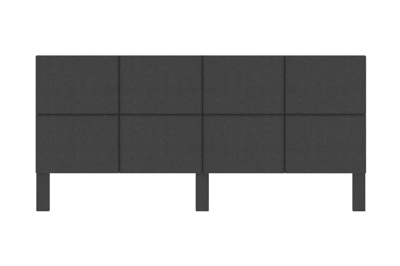 Huvudgavel mörkgrå tyg tuftad 200x200 cm - Grå - Möbler - Sovrum - Sänggavlar