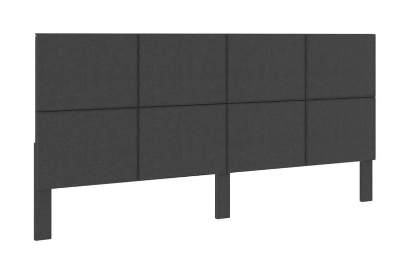 Huvudgavel mörkgrå tyg tuftad 200x200 cm - Grå - Möbler - Sovrum - Sänggavlar