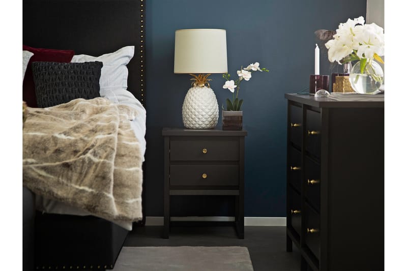 Jolie Sänggavel 185 cm Låg - Svart - Möbler - Sovrum - Sänggavlar