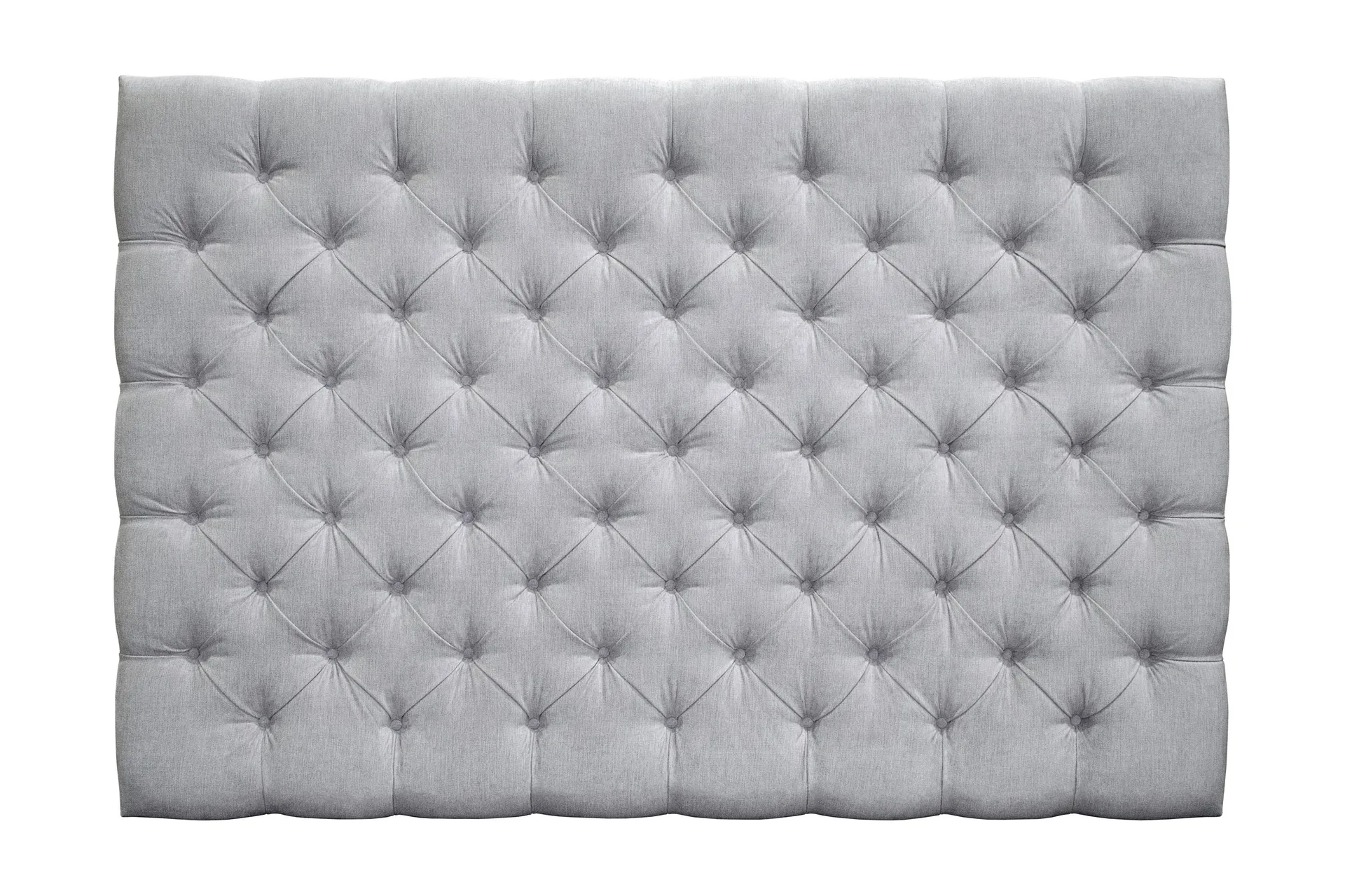 joluma sänggavel 180 knappar - ljusgrå