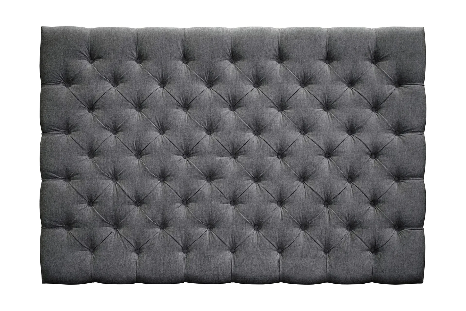 joluma sänggavel 180 knappar - mörkgrå