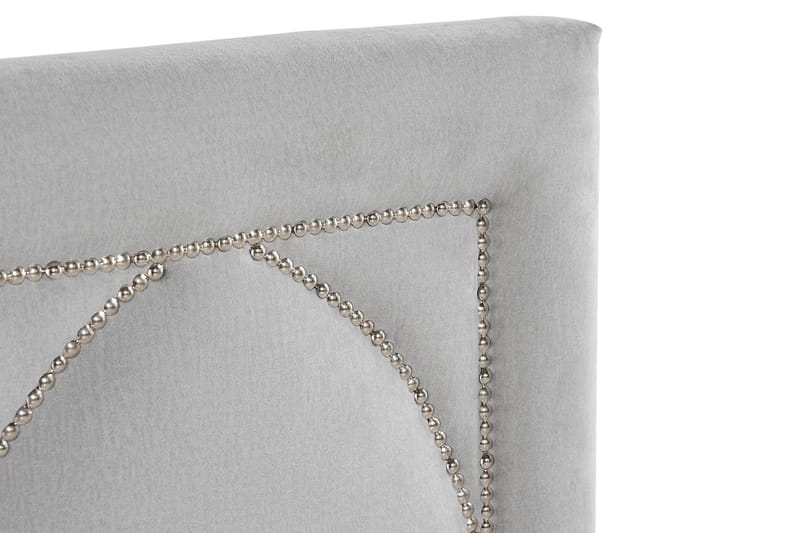 Leva Sänggavel 120 cm - Ljusgrå/Sammet - Möbler - Sovrum - Sänggavlar