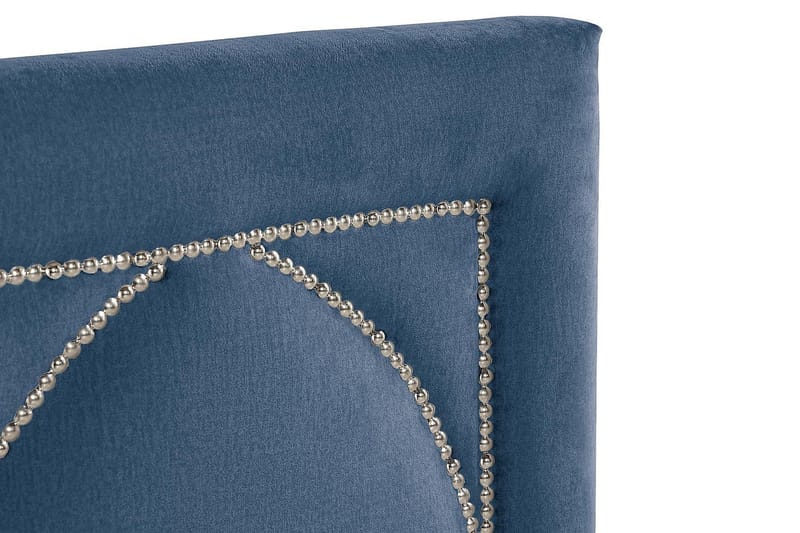 Leva Sänggavel 140cm - Mörkblå/Sammet - Möbler - Sovrum - Sänggavlar