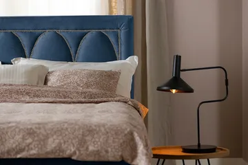Leva Sänggavel 140cm - Mörkblå/Sammet - Möbler - Sovrum - Sänggavlar