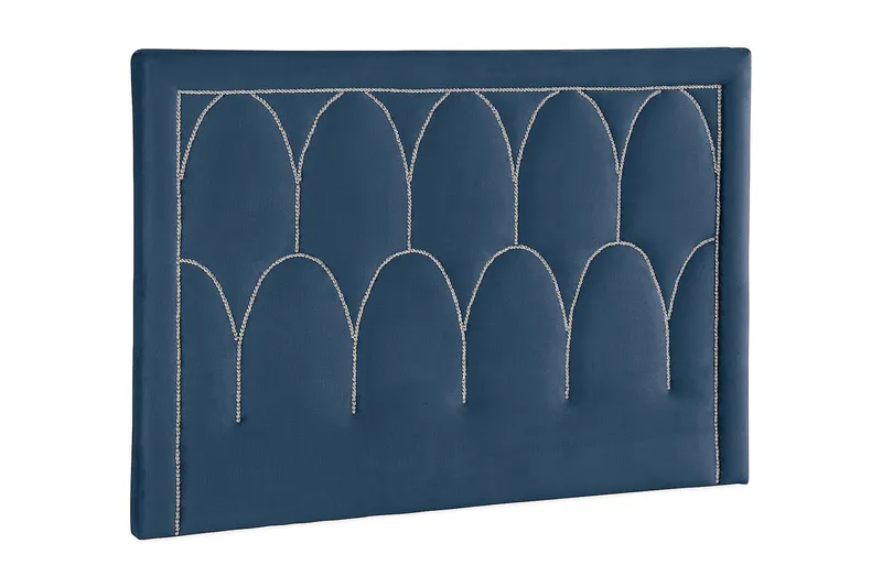 Leva Sänggavel 180cm - Mörkblå/Sammet - Möbler - Sovrum - Sänggavlar