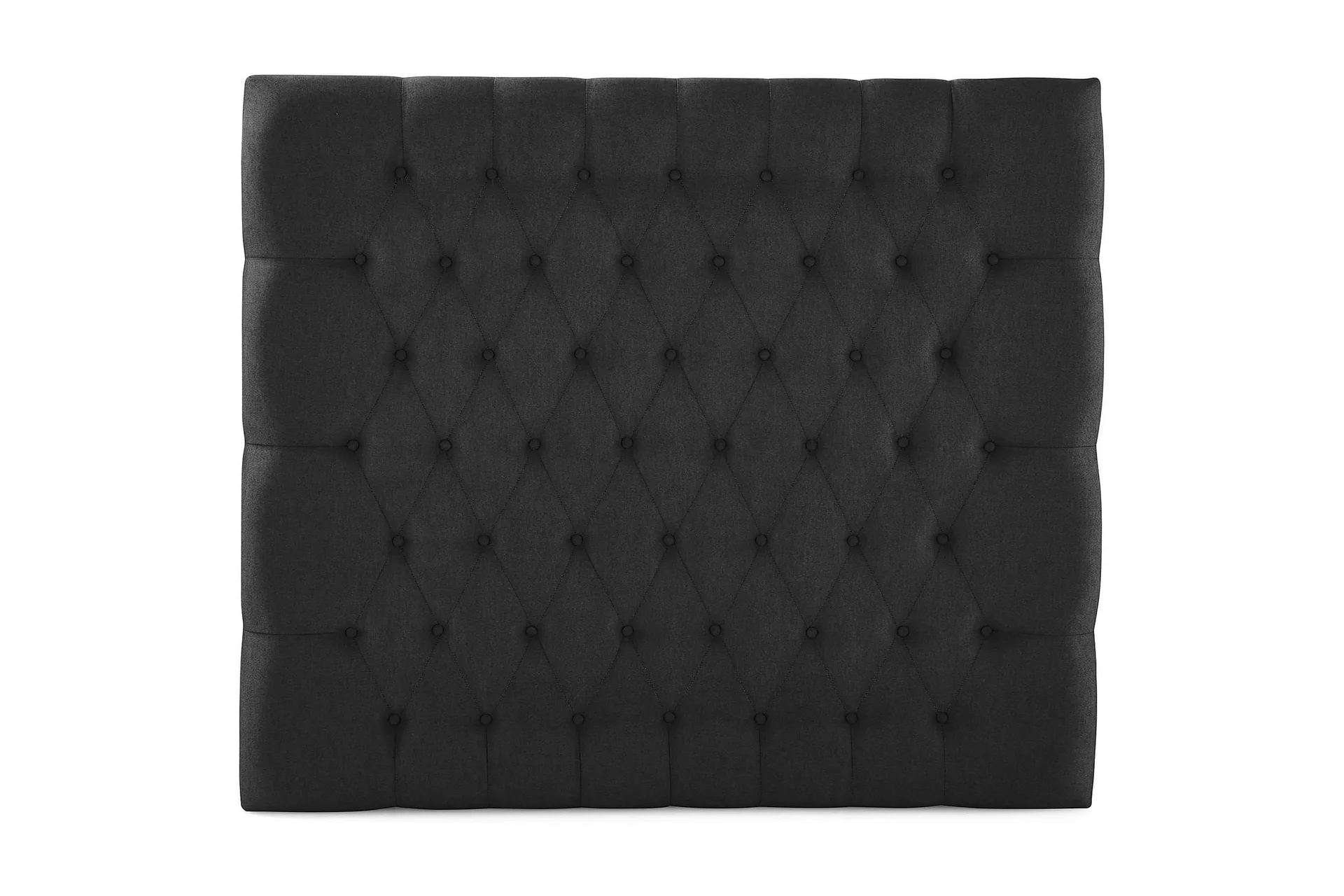 lucky diamant sänggavel 120 cm - svart/grå