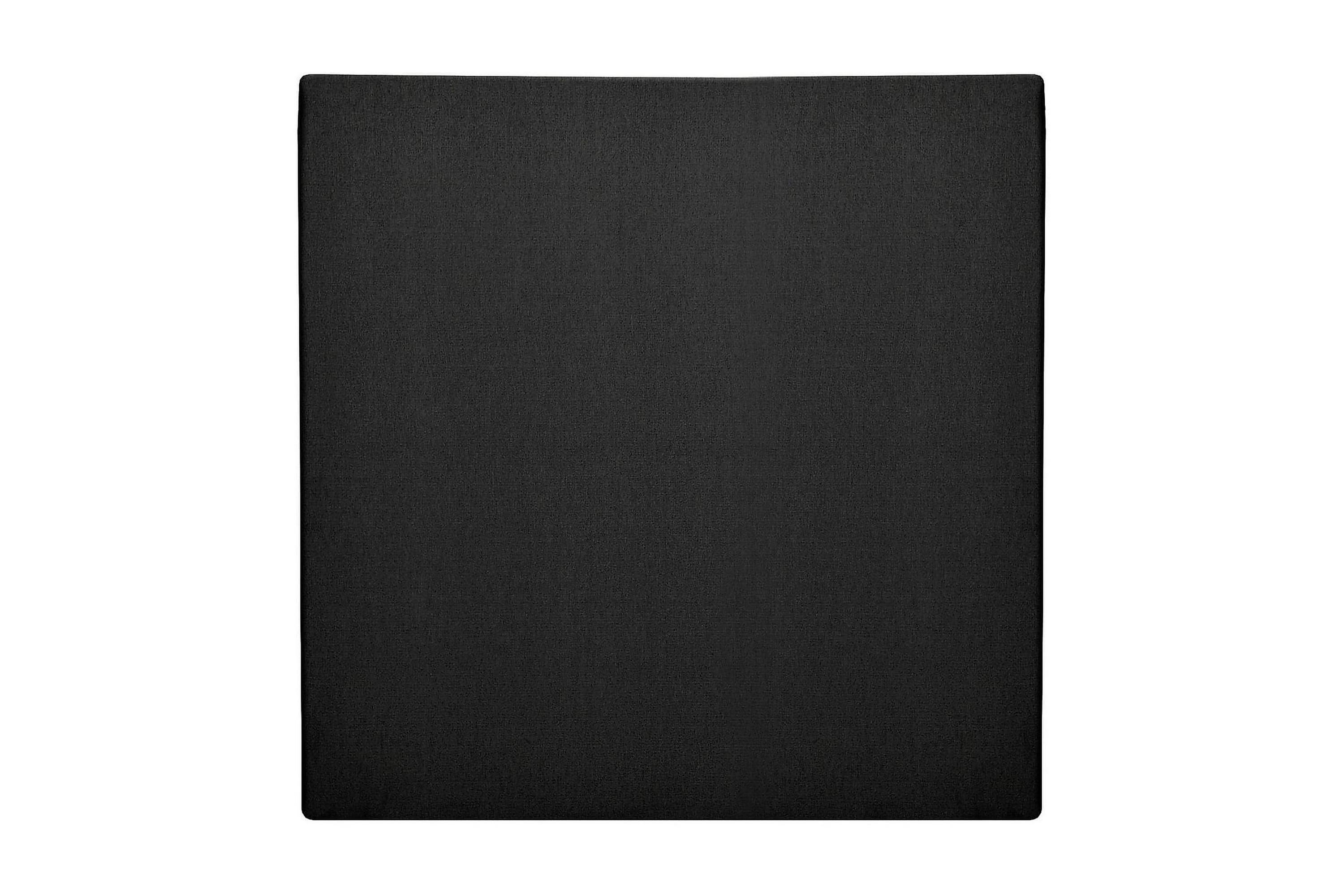 lucky sänggavel 120 slät svart/grå -