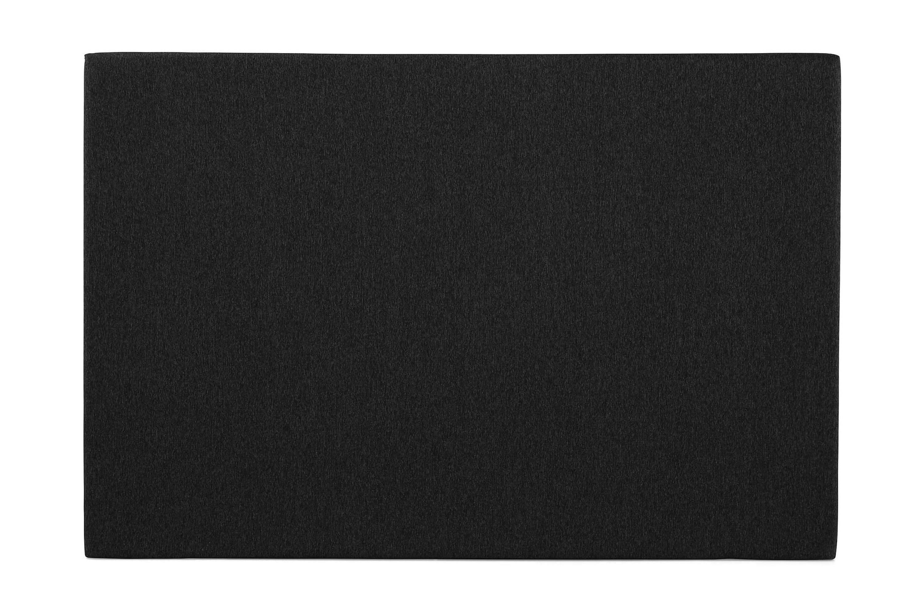 lucky sänggavel 180 slät svart/grå -