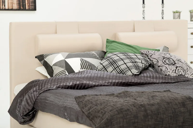 Lucky Sänggavel Slät 150 cm - Beige - Möbler - Sovrum - Sänggavlar