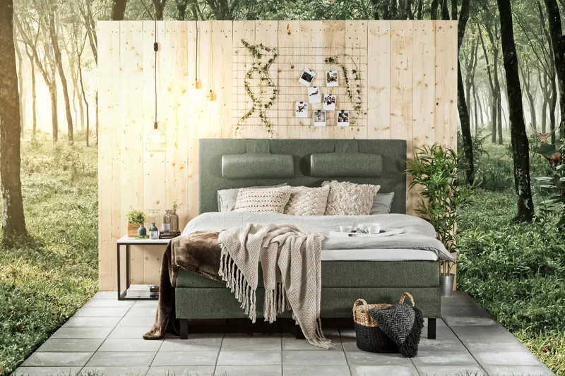 Lucky Sänggavel Slät 150 cm - Gr ön - Möbler - Sovrum - Sänggavlar