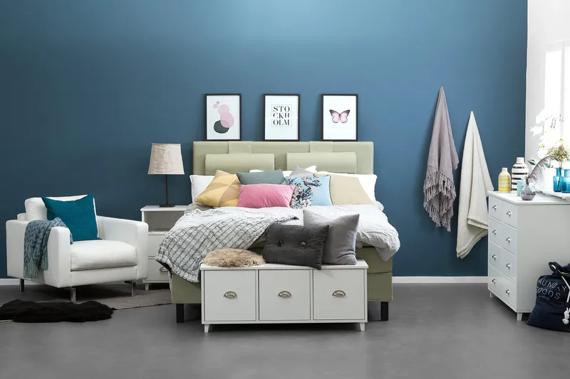 Lucky Sänggavel Slät 150 cm - Grön - Möbler - Sovrum - Sänggavlar