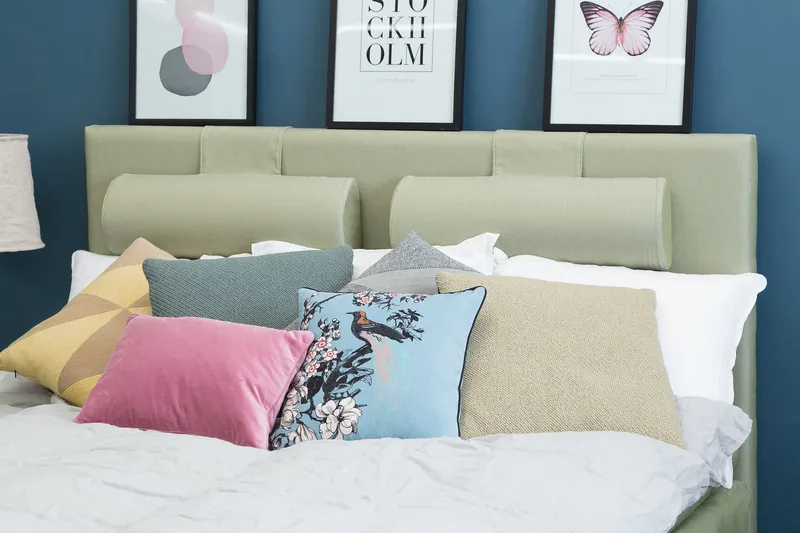 Lucky Sänggavel Slät 150 cm - Grön - Möbler - Sovrum - Sänggavlar