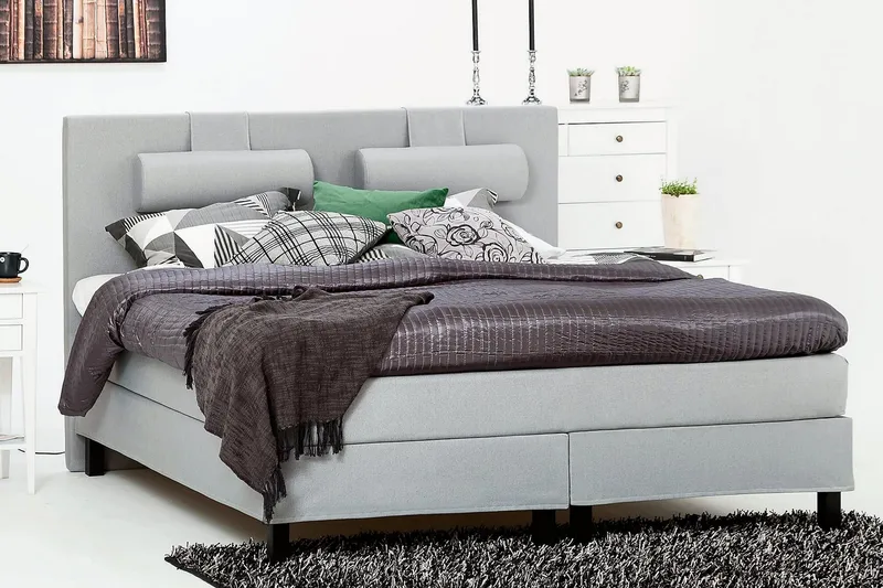 Lucky Sänggavel Slät 150 cm - Mellangrå - Möbler - Sovrum - Sänggavlar