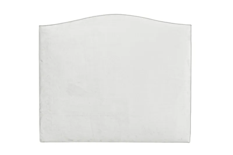 Malta Sänggavel 180 cm, Vit/Sammet