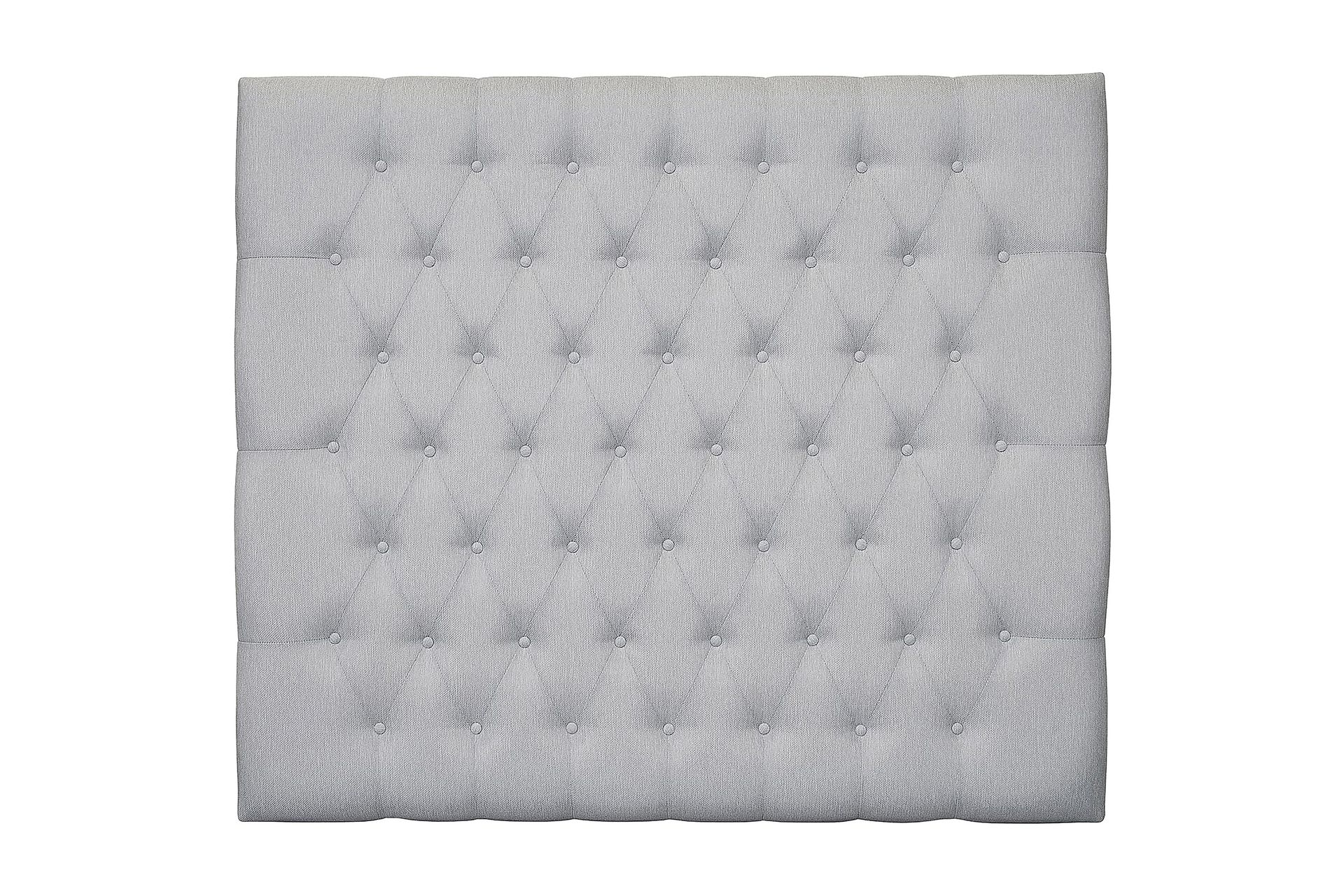 meja diamant sänggavel 120x120 - ljusgrå