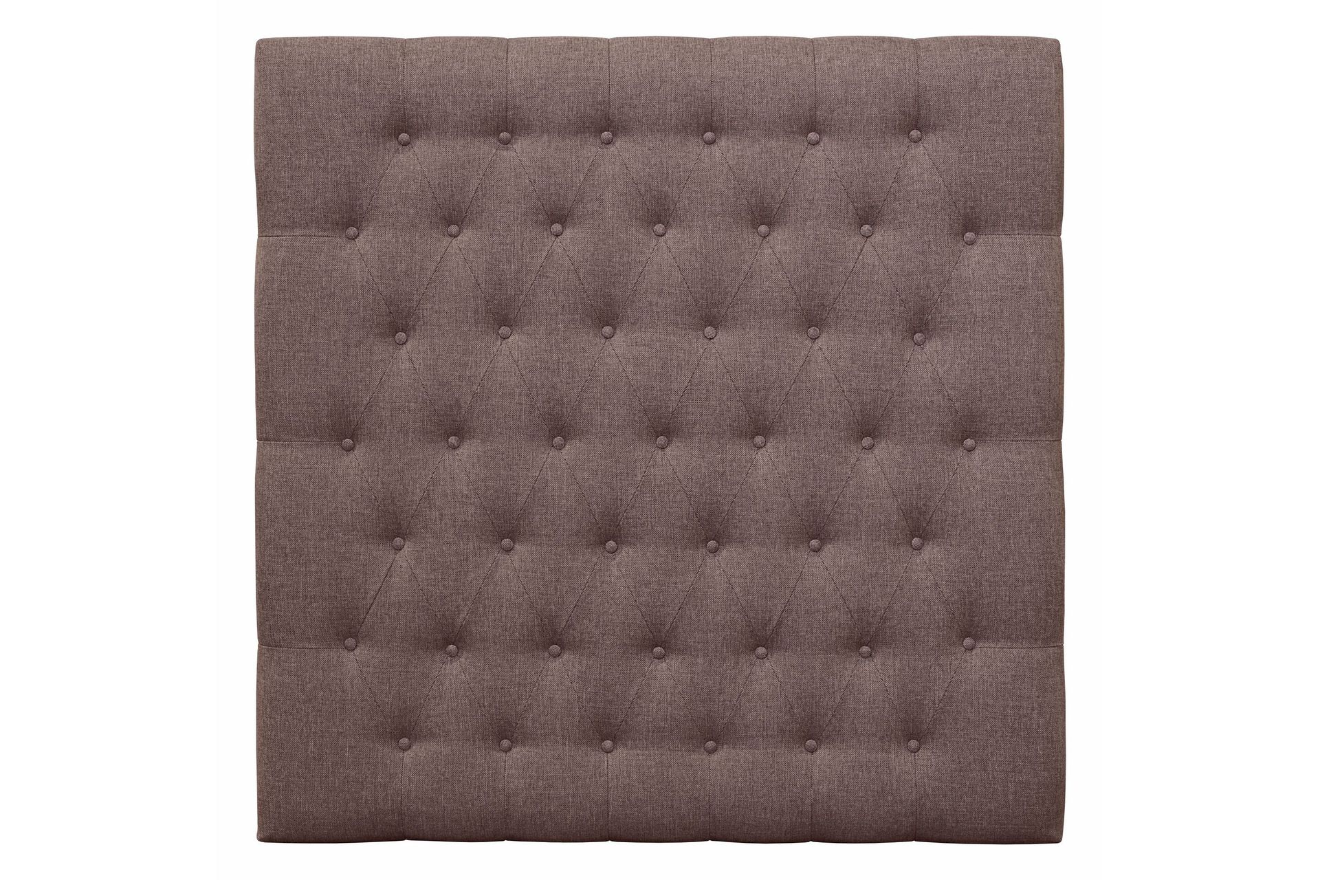 Meja Diamant S&auml;nggavel 120x120 - M&ouml;rkbrun