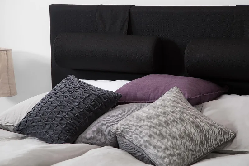 Meja Sänggavel 140x120 - Svart - Möbler - Sovrum - Sänggavlar