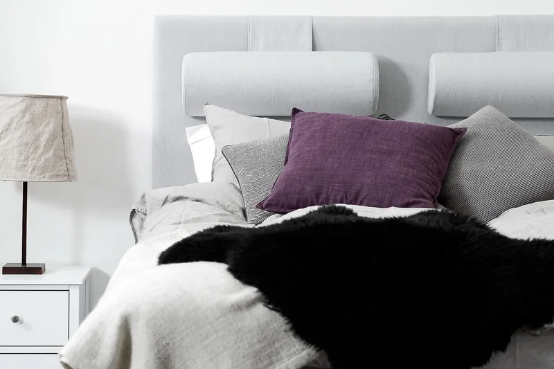 Meja Sänggavel 160x120 - Ljusgrå - Möbler - Sovrum - Sänggavlar