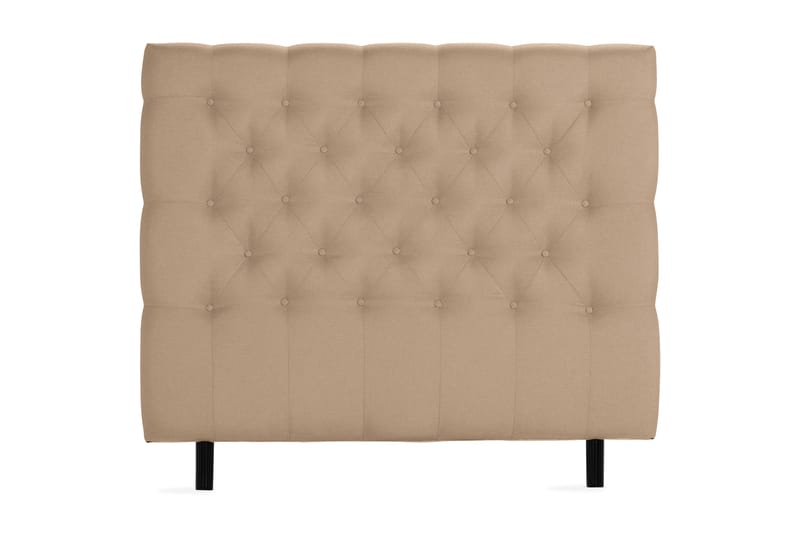 NAZAMA Djuphäftad gavel 140 Beige - Möbler - Sovrum - Sänggavlar