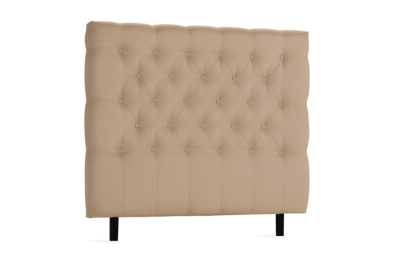 NAZAMA Djuphäftad gavel 140 Beige - Möbler - Sovrum - Sänggavlar